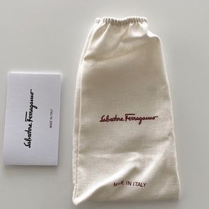 Salvatore Ferragamo Pouch with Authentication Card New